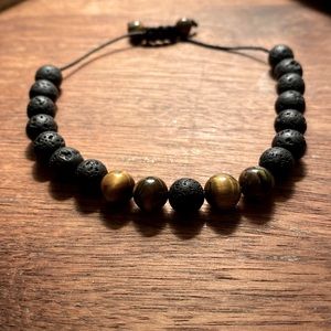 Lava rock essential oil bracelet